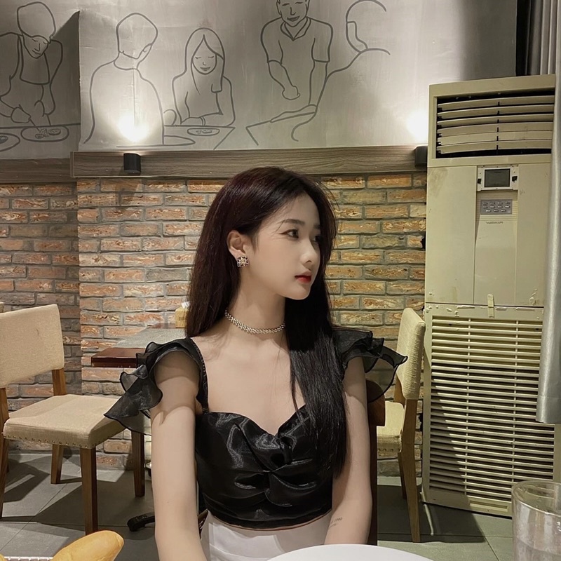 [HÌNH ẢNH ĐỘC QUYỀN- DESIGNED BY BD.BRAND ] -  ÁO CROP MẶC 3 KIỂU SEXY XOẮN NGỰC