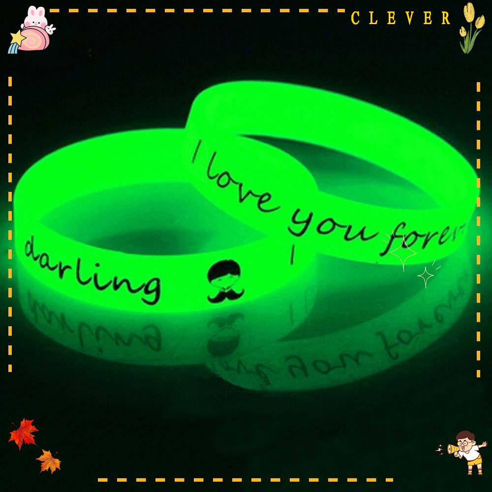 Set 1 / 5 / 10 Vòng Tay Silicon Phát Quang Dành Cho Cả Nam Và Nữ