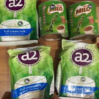 Combo sữa a2 + milo