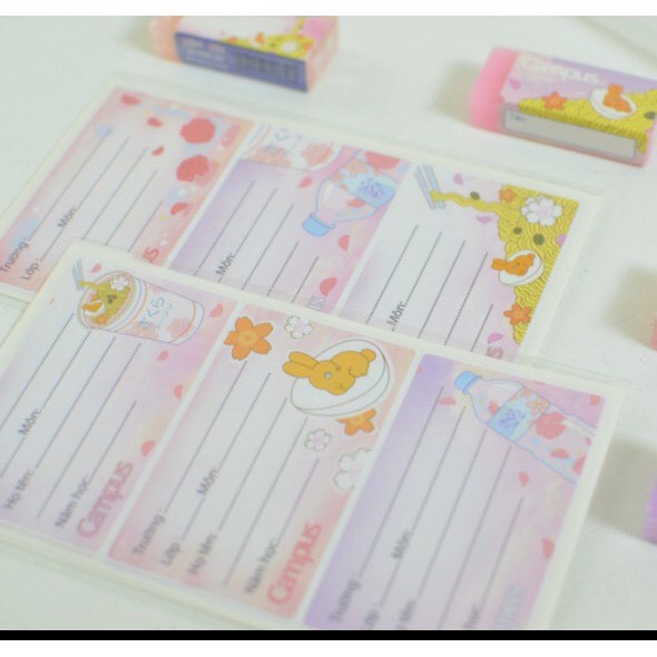 Nhãn Vở Campus NT-KWI18 Kawaii