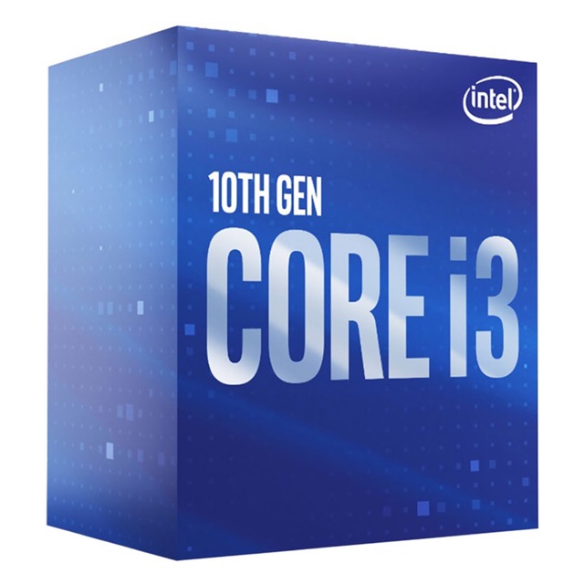 CPU Intel Core i3-10100 (3.6GHz turbo up to 4.3Ghz, 4 nhân 8 luồng, 6MB Cache, 65W) - Box Chính Hãng