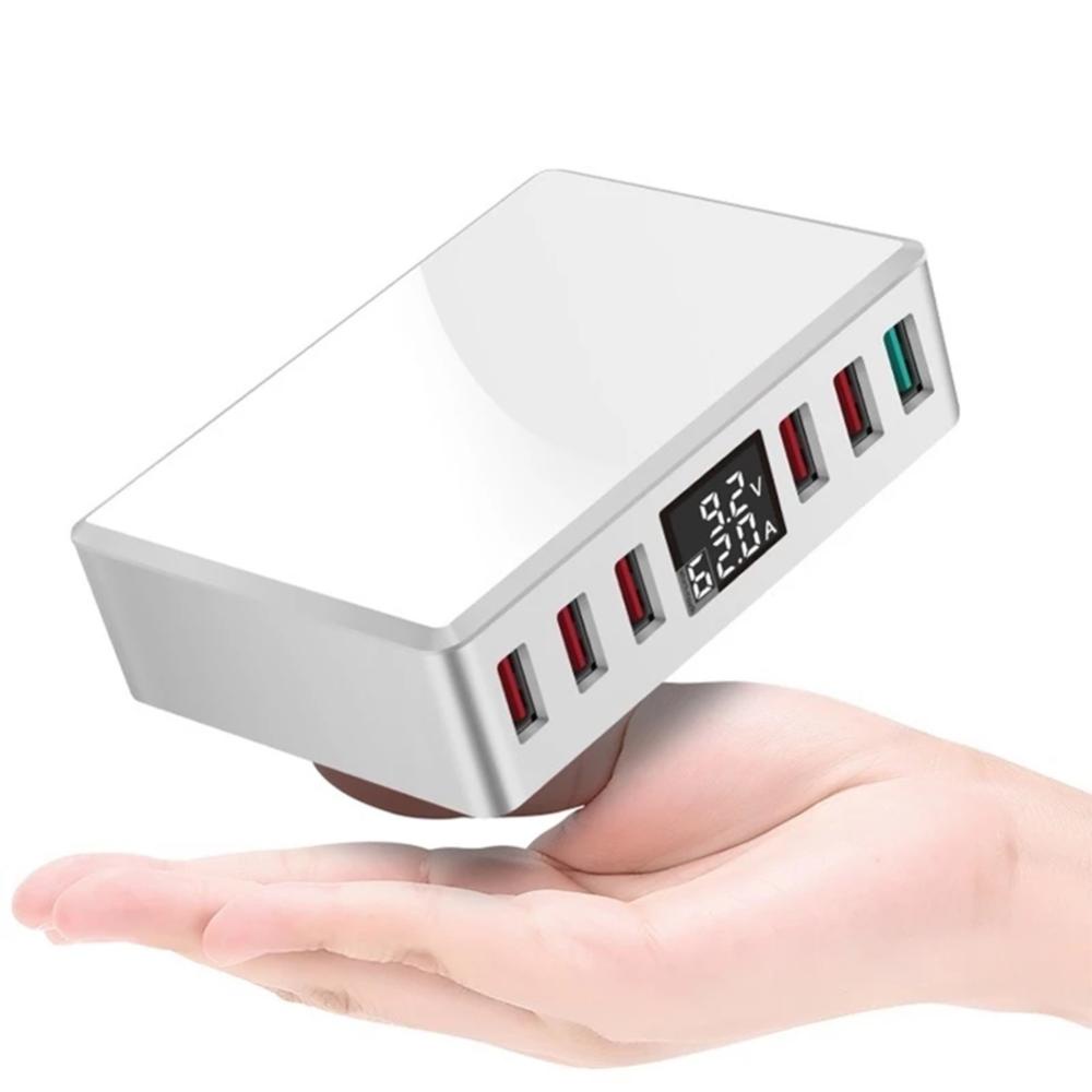 Đầu Sạc Nhanh Với 6 Cổng USB 3.0 Cho iPhone samsung Xiaomi Huawei Q7Y3