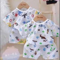 Bộ Cộc Tay Cotton Giấy Loại Đẹp (Ảnh Thật Video Tự Quay)