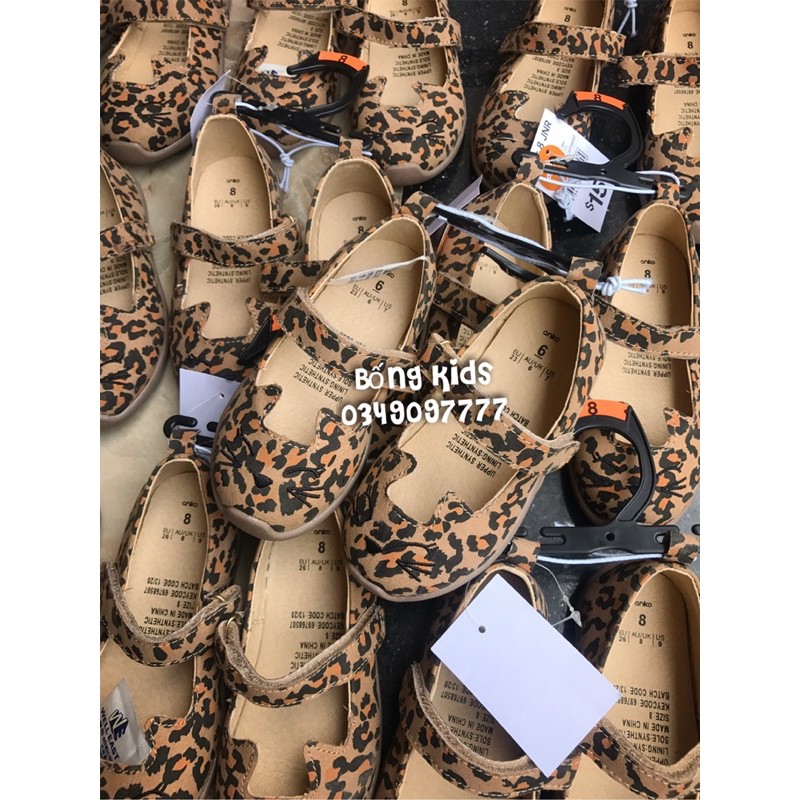 Giày Bé Gái Mèo Đốm Anko