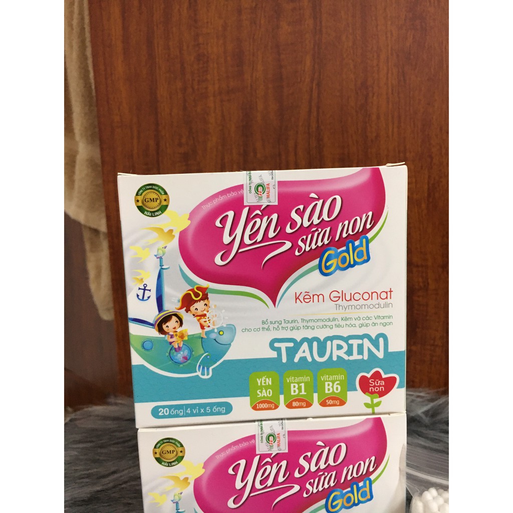 [Mua 5 tặng 1] Yến Sào Sữa Non gold hỗ trợ tiêu hóa, giúp ăn ngủ ngon, bổ sung vitamin, khoáng chất cho cơ thể