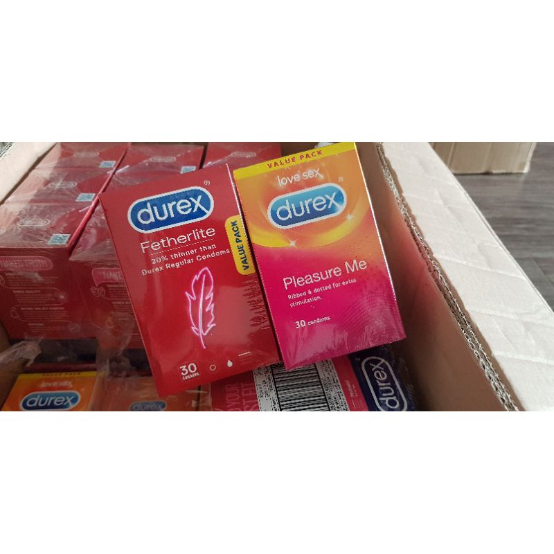 Bao cao su Durex dòng Fetherlite siêu mỏng hộp 30 cái