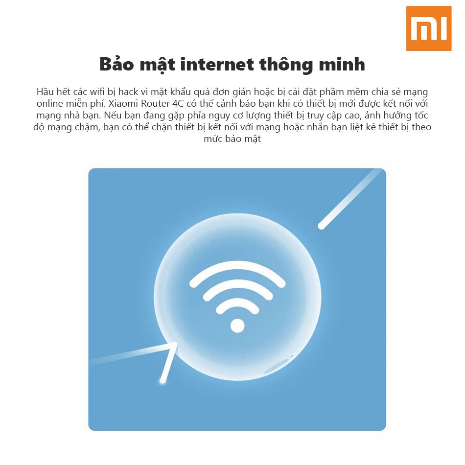 Bộ phát Wifi Xiaomi Router 4C RAM 64MB, 4 Ăng-ten, 300Mbps | BigBuy360 - bigbuy360.vn