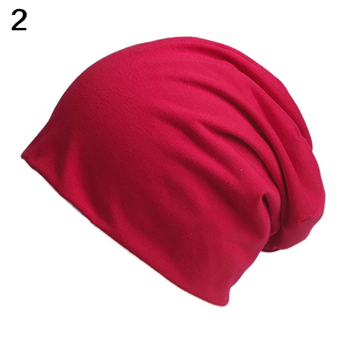Mũ Beanie Dệt Kim Màu Sắc Đơn Giản Unisex
