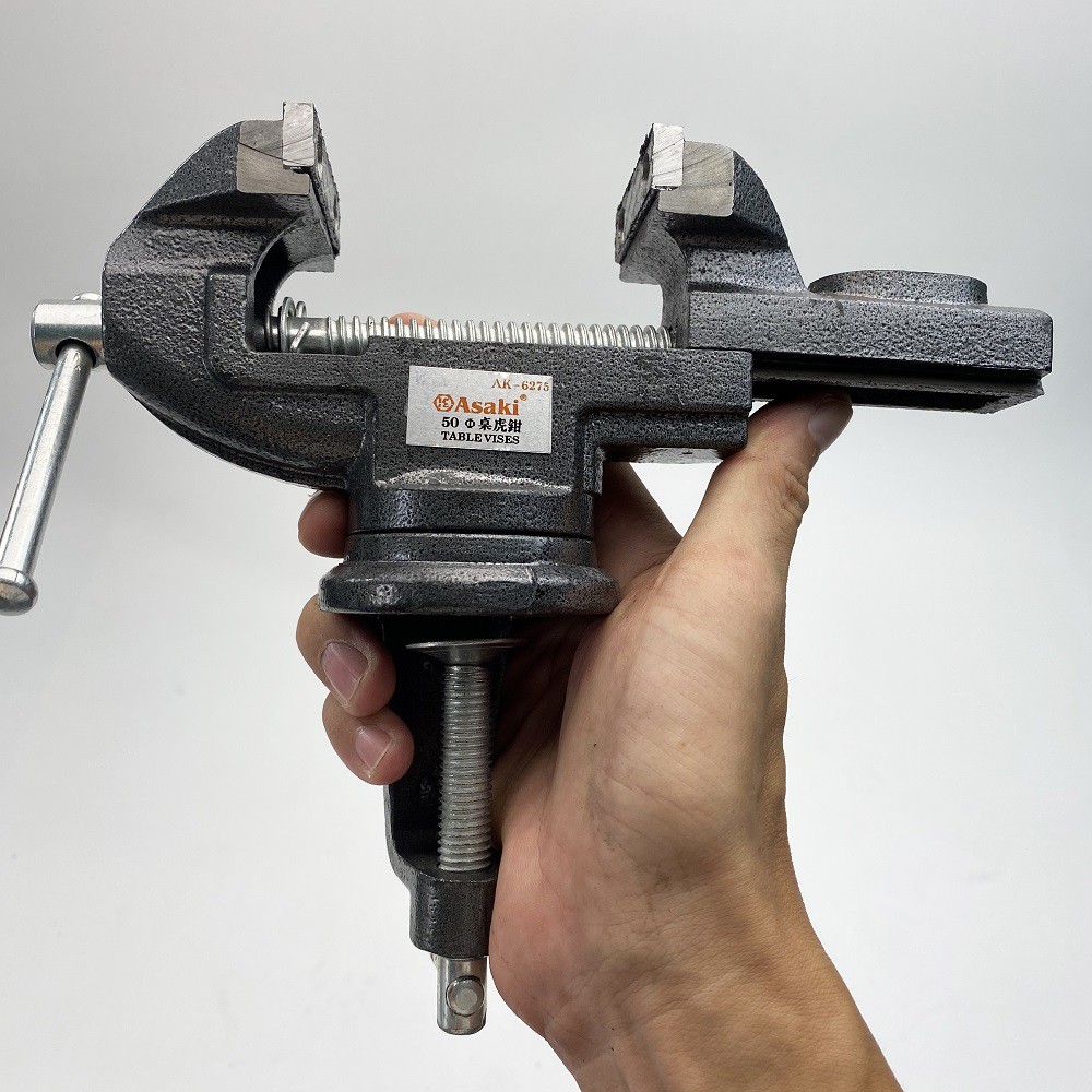 Ê tô kẹp mâm xoay 360° Asaki AK-6275  và AK-6276