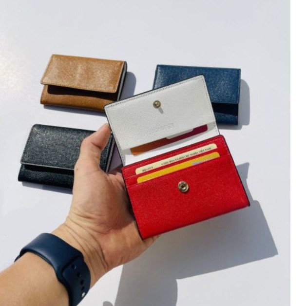 (da thật)Ví nữ mini da thật cao cấp,ví nữ cardholder KATE nhập khẩu cao cấp bảo hành 12tháng.