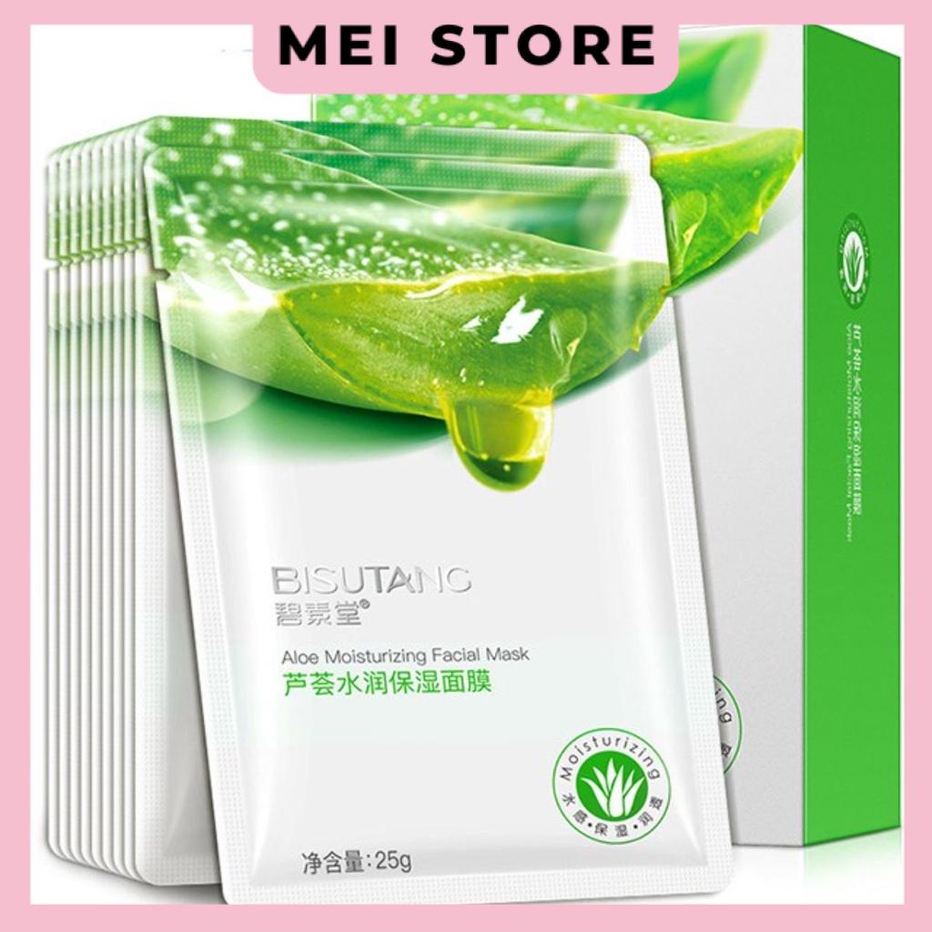 Mặt Nạ Nha Đam Bisutang Cấp Nước Se Khít Lỗ Chân Lông