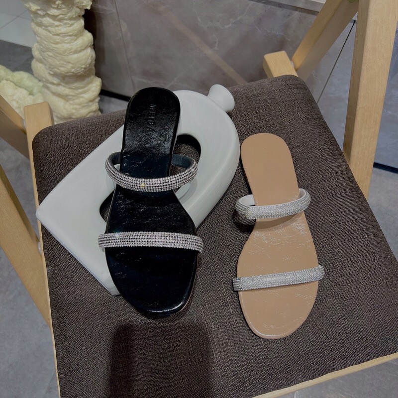 DÉP HAI QUAI ĐÁ XOÀN MIEO SHOES ( D1514 D1515 D1516 D1517 )