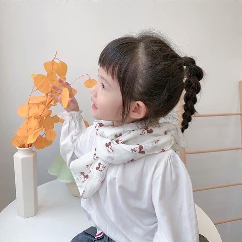 Khăn quàng cổ cho bé trai và gái sợi tre nhẹ mà ấm-giadungsieure
