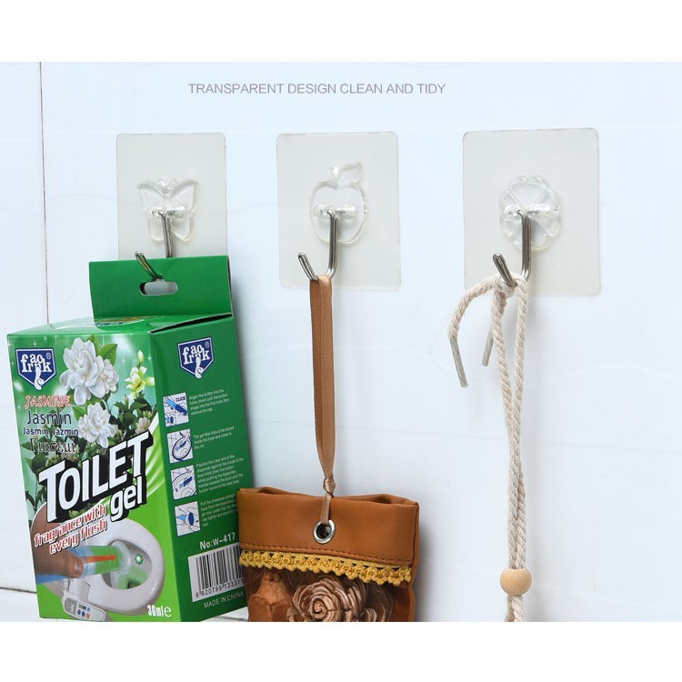 Combo 2 Móc dán siêu dính, siêu chắc chắn - Móc dán tường chịu lực