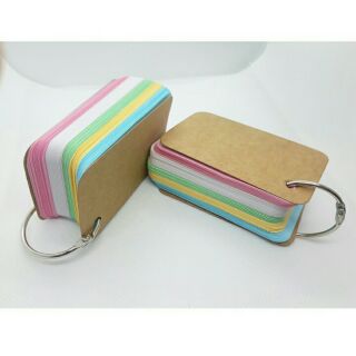 Flashcard mix 5 màu
