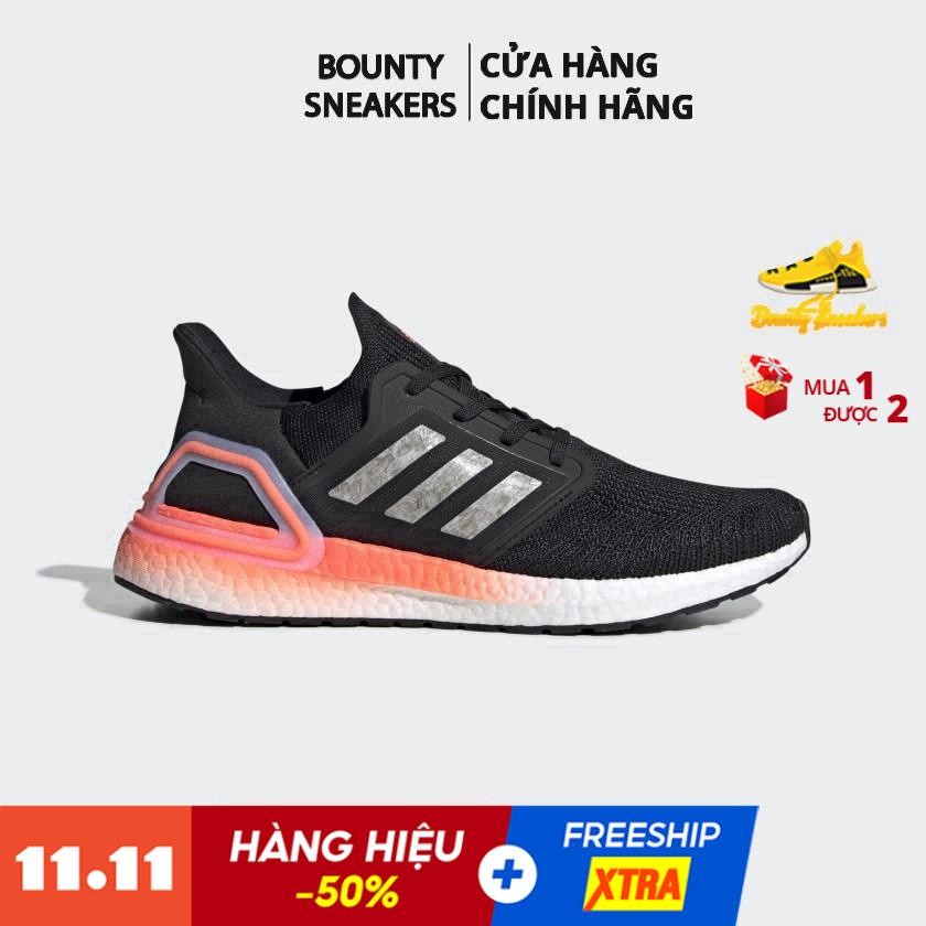 Adidas Giày Ultra boost 20 "Core Black/Signal Coral" EG0756 - Hàng Chính Hãng - Bounty Sneakers