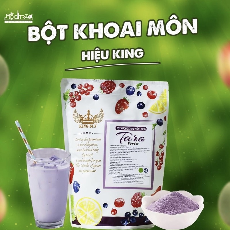 Bột Khoai môn, Socola hiệu King 100g (Tách từ túi 1kg)