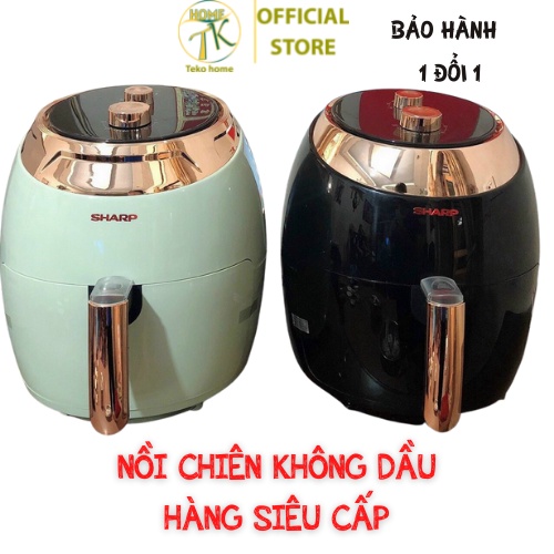 NỒI CHIÊN KHÔNG DẦU THÁI LAN SHARP Cỡ lớn 8L - Công suất 2000w