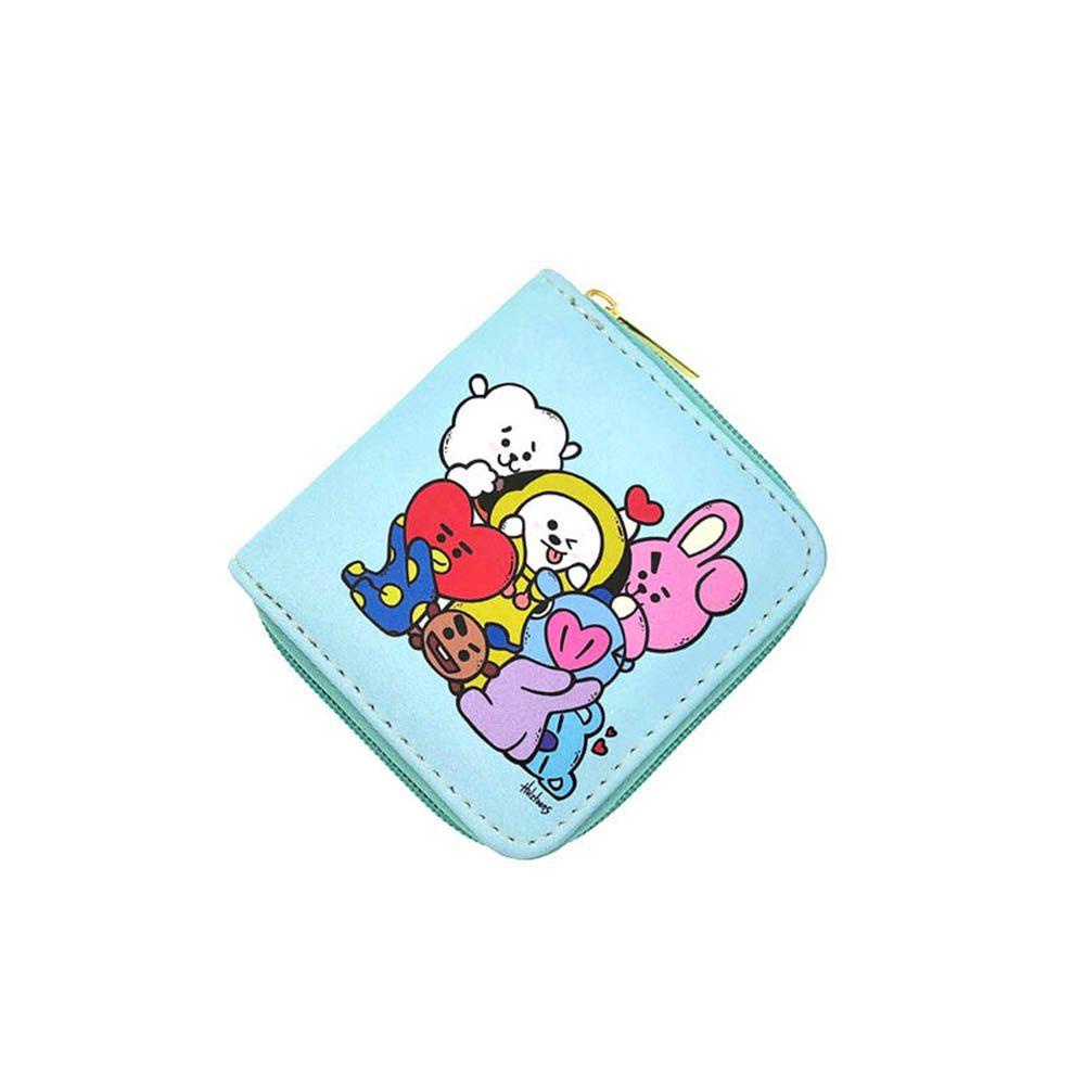 Ví Đựng Tiền Có Khóa Kéo In Hình Nhóm Nhạc BTS