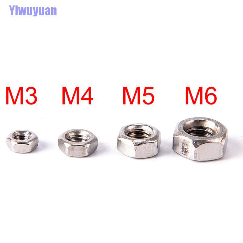 Bộ 50 Thắt Lưng Lục Giác Bằng Thép Không Gỉ M3 / M4 / M5 /