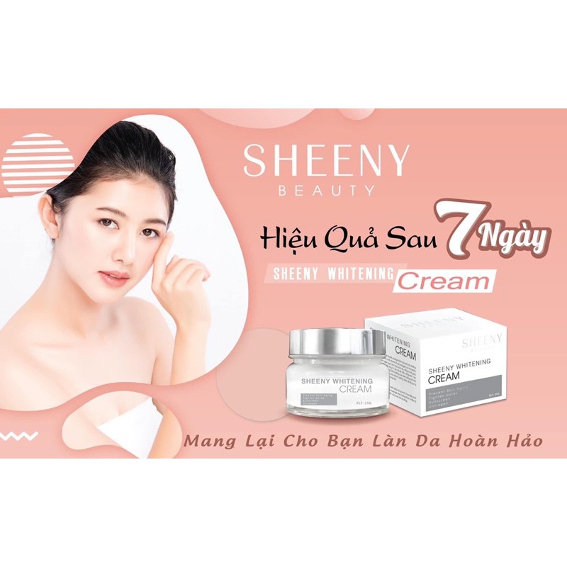 KEM SHEENY hiệu quả sau 7 ngày (kay beauty)