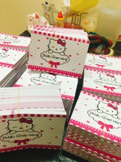 Hoá đơn giao hàng kitty