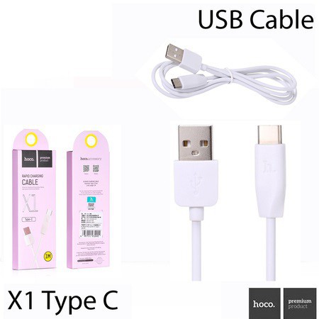 [Dây cáp sạc] - Cáp sạc nhanh Type-C Hoco X1 1m chính hãng cho Samsung, Huawei,...