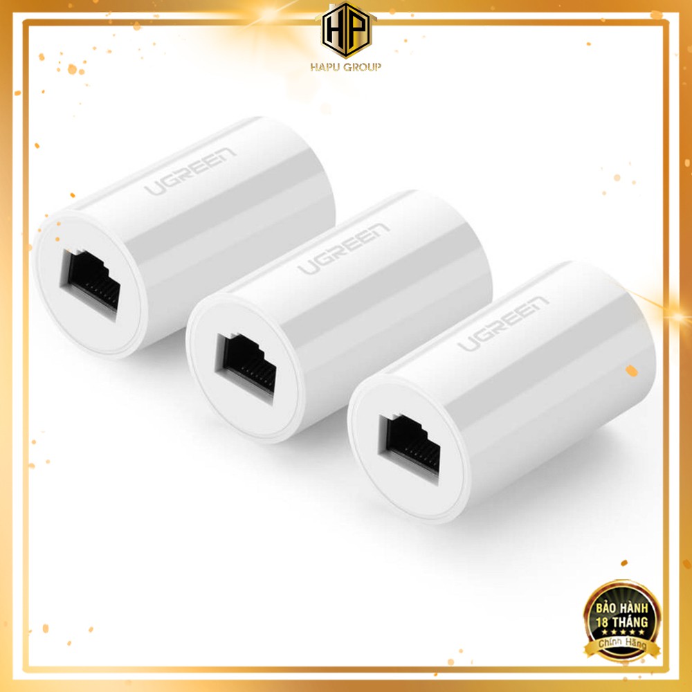 Đầu nối mạng RJ45 Ugreen 20391 hình tròn màu trắng chính hãng - Hapugroup