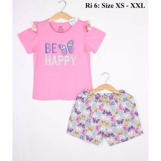 đồ bộ bé gái yo yo (25-45kg)