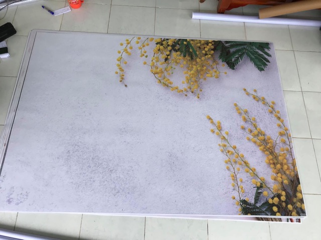 Thảm 3D chụp hình quần áo, Mỹ phẩm, thức ăn giá chỉ 90k chất liệu CANVAS