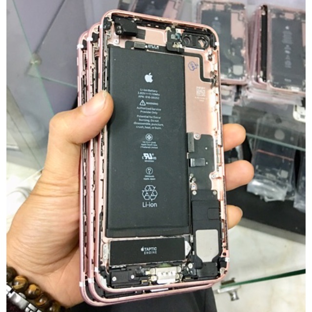 Cụm Iphone 7plus hồng zin tháo máy đẹp keng