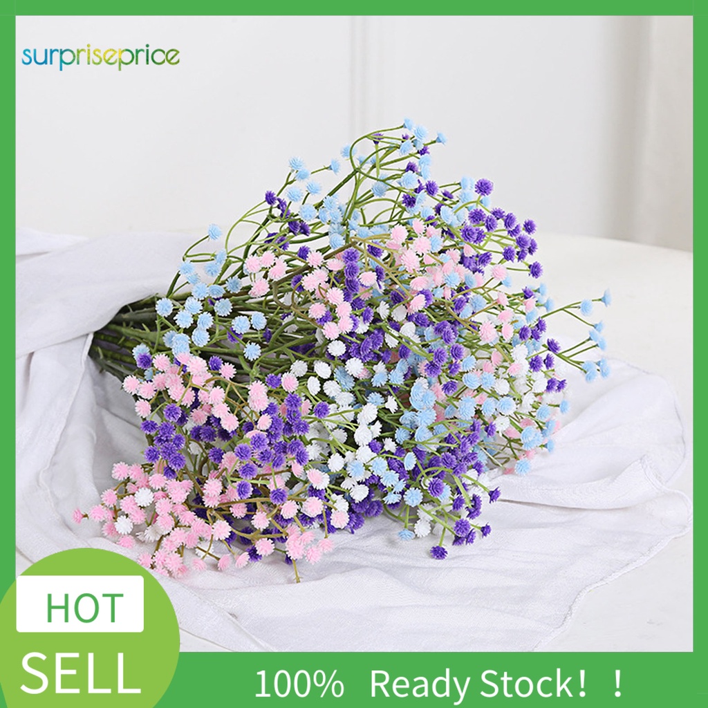 1 Bó Hoa Gypsophila Giả Bằng Nhựa Trang Trí Nhà Cửa Thân Thiện Với Môi Trường