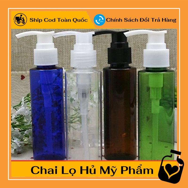 Chai Chiết Mĩ Phẩm ❤ TOP GIÁ RẺ ❤ Chai nhựa pet xịt vòi nhấn 100ml - chai lọ chiết mỹ phẩm , phụ kiện du lịch