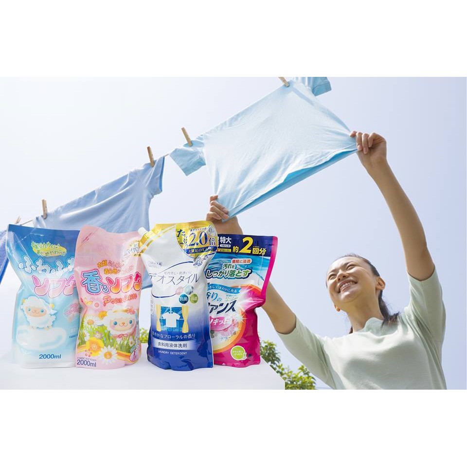 [Hỏa Tốc HN] Nước giặt Deo Style chống khuẩn 1.65kg Nội địa Nhật Bản