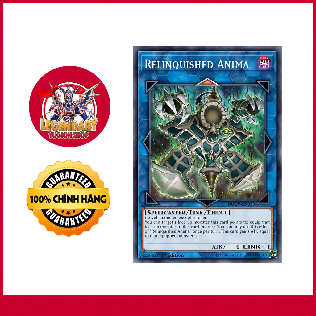 [Thẻ Bài Yugioh Chính Hãng] Relinquished Anima