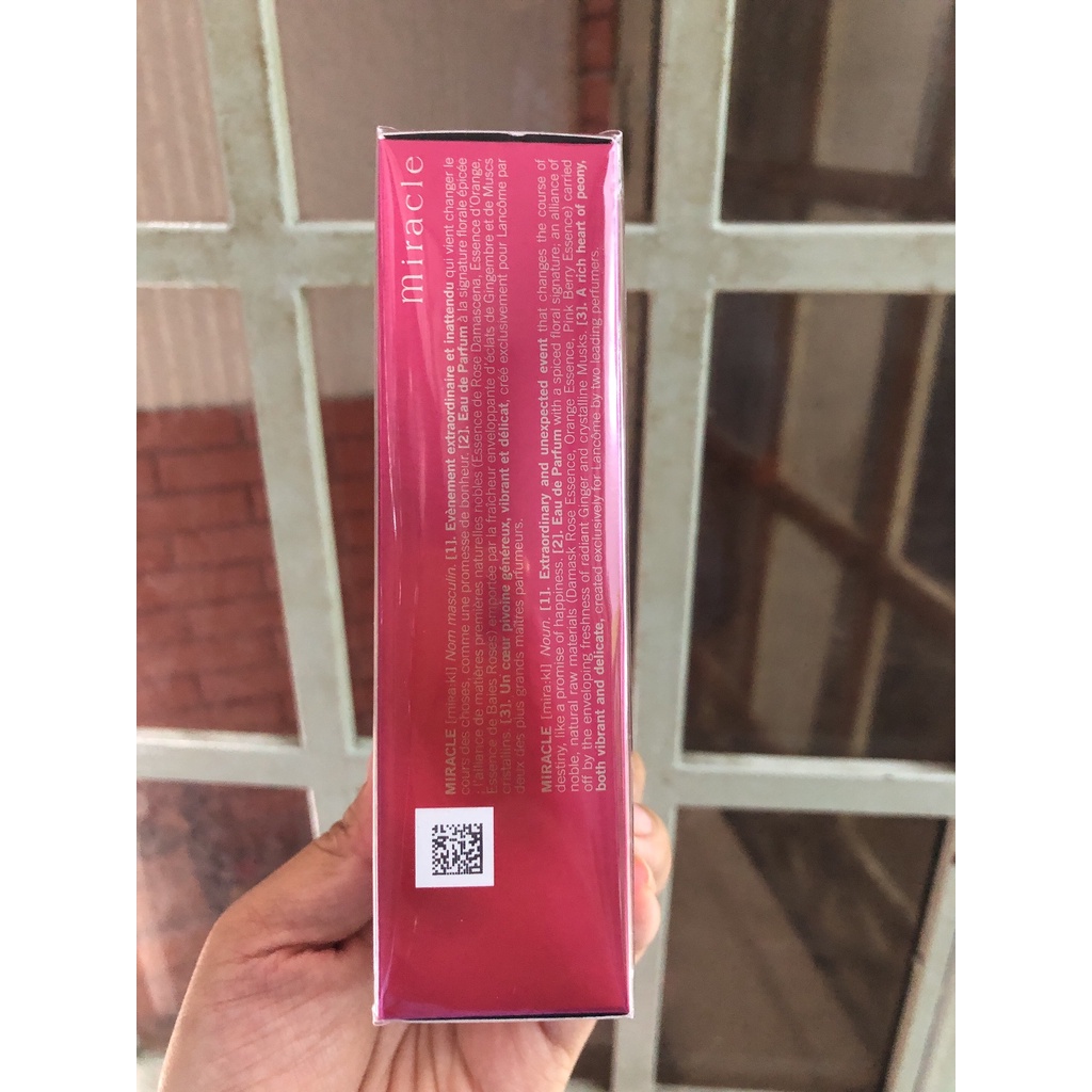 Nước hoa Lancome Miracle Eau de Parfum 100ml Vapouriser