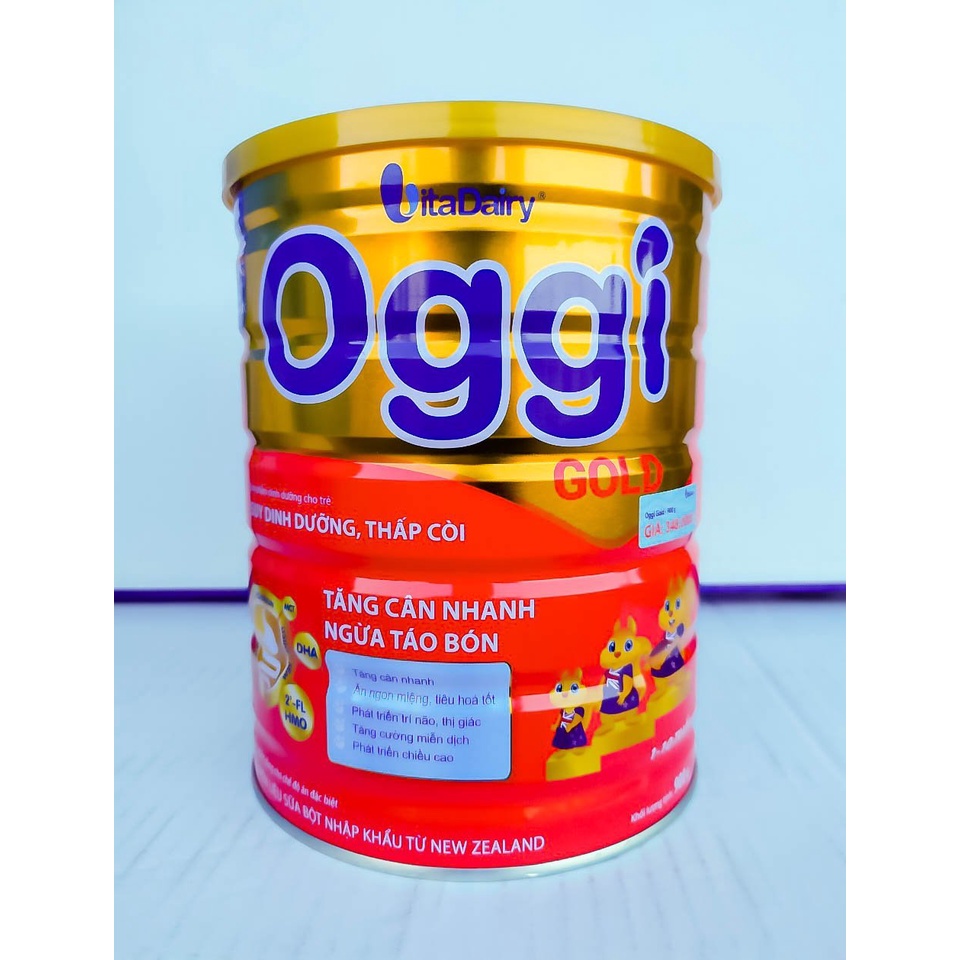 Sữa bột OGGI Gold 900g tăng cân, ngừa táo bón