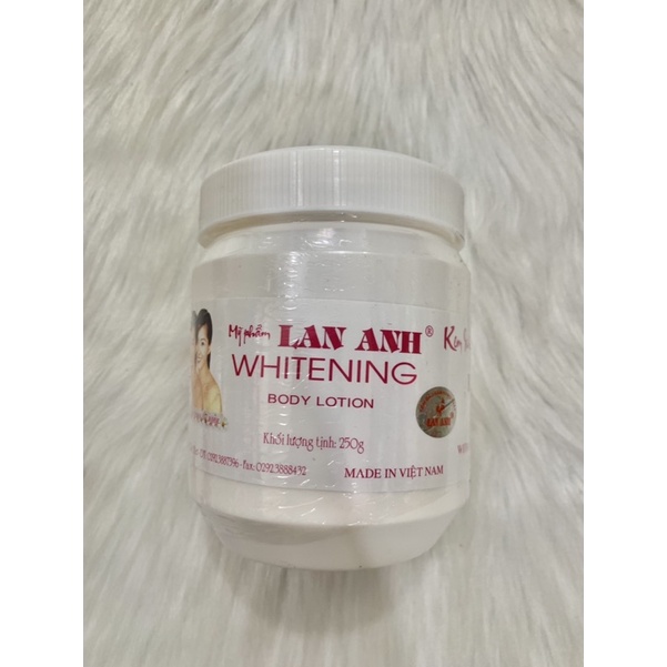 lẻ 1 hủ kem whitening thái,kem Lan anh trắng da body