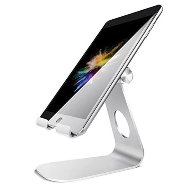 Giá đỡ máy tính bảng hợp kim nhôm nguyên khối Table Flexible cho iPad, Samsung (Màu ngẫu nhiên) - Hàng nhập khẩu