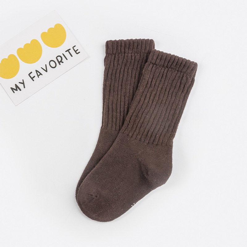 Vớ Cotton Cổ Vừa Không Xương Thời Trang Xuân Thu Cho Bé