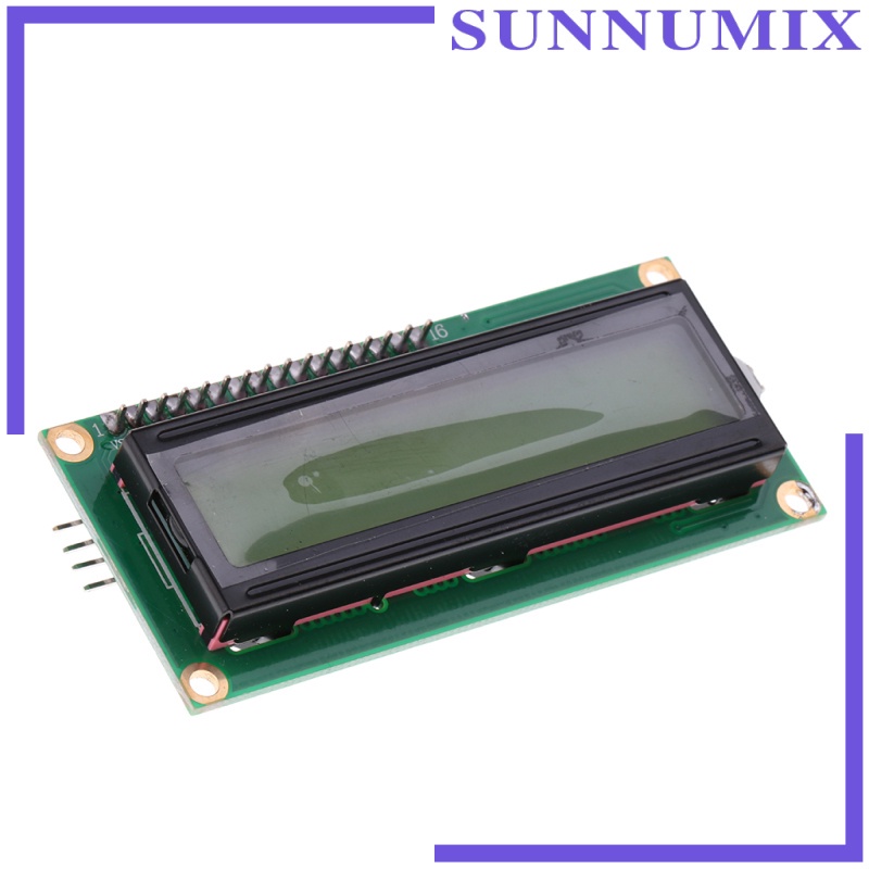 [SUNNIMIX] 1 X LCD Module Display 5V LCD 1602 IIC I2C TWI 1602 Series For - Yellow Green | BigBuy360 - bigbuy360.vn