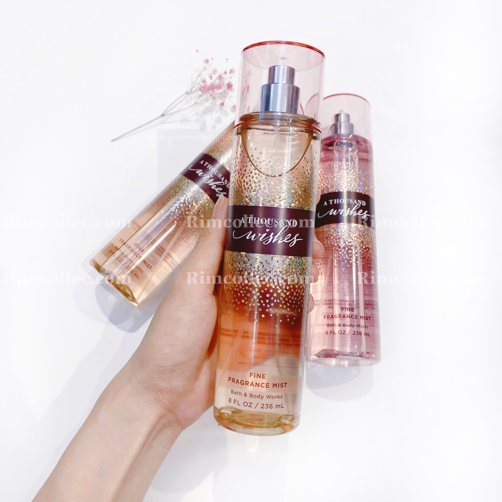 Xịt thơm toàn thân Bath & Body Works A Thousand wishes 236ml