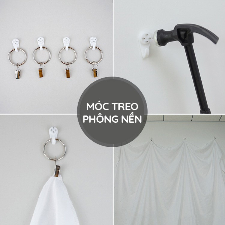 Móc treo, kẹp phông nền chụp ảnh