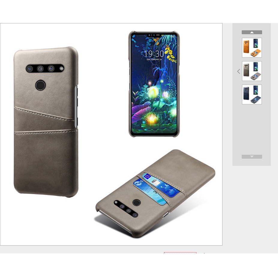Ốp lưng điện thoại LG G7 G8 mỹ - da kết hợp nhựa TPU sang sịn mịn