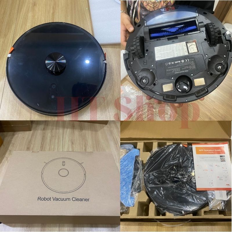 Robot hút bụi lau nhà, thông minh LDS12 tự sạc pin - điều khiển qua APP điện thoại - khả năng leo dốc cực đỉnh