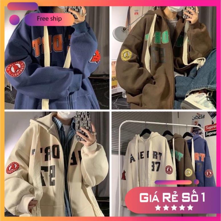 Áo Khoác ANE DRT Form Rộng Nỉ Dày Có Mũ Ulzzang Unisex Nam Nữ Hàn Quốc(Hàng Sẵn)