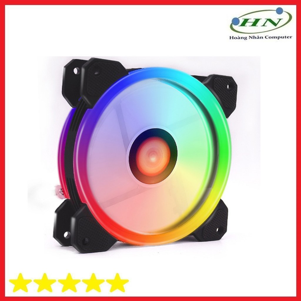 Fan LED RGB COOLMON RGB - 16 Triệu màu, 366 hiệu ứng