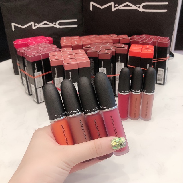 Son MAC Power Kiss Liquid kem đủ màu