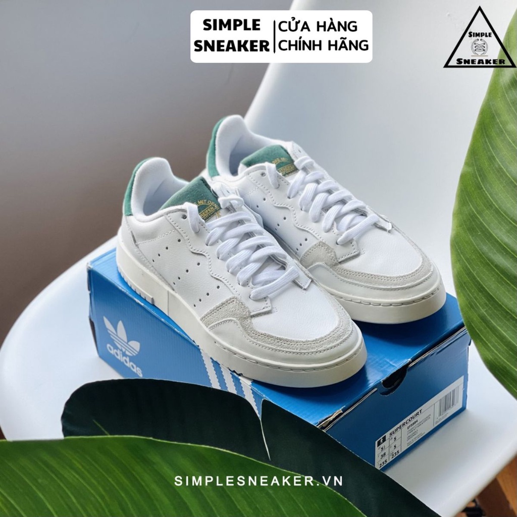 Giày Sneaker Adidas Super Court 🔴FREESHIP🔴Adidas Supercourt White Chính Hãng [EF5885] -  Simple Sneaker
