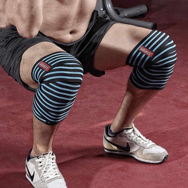 Băng Quấn Đầu Gối Aolikes Knee Wraps Dùng Trong Thể Thao, GYM(1 Đôi)